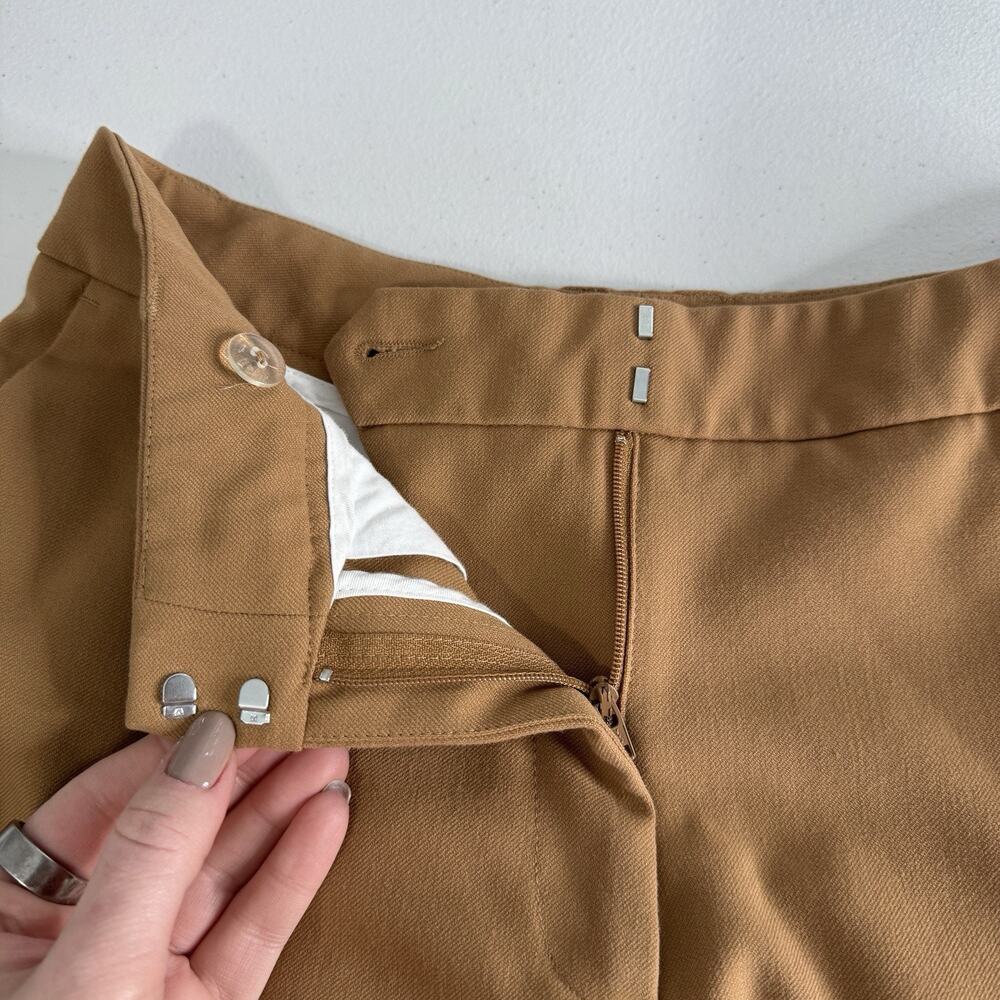 Samsoe Samsoe Paola Trousers Womens‎ Small Brown Sugar Wide Leg Minimalist Pants - Picture 6 of 13